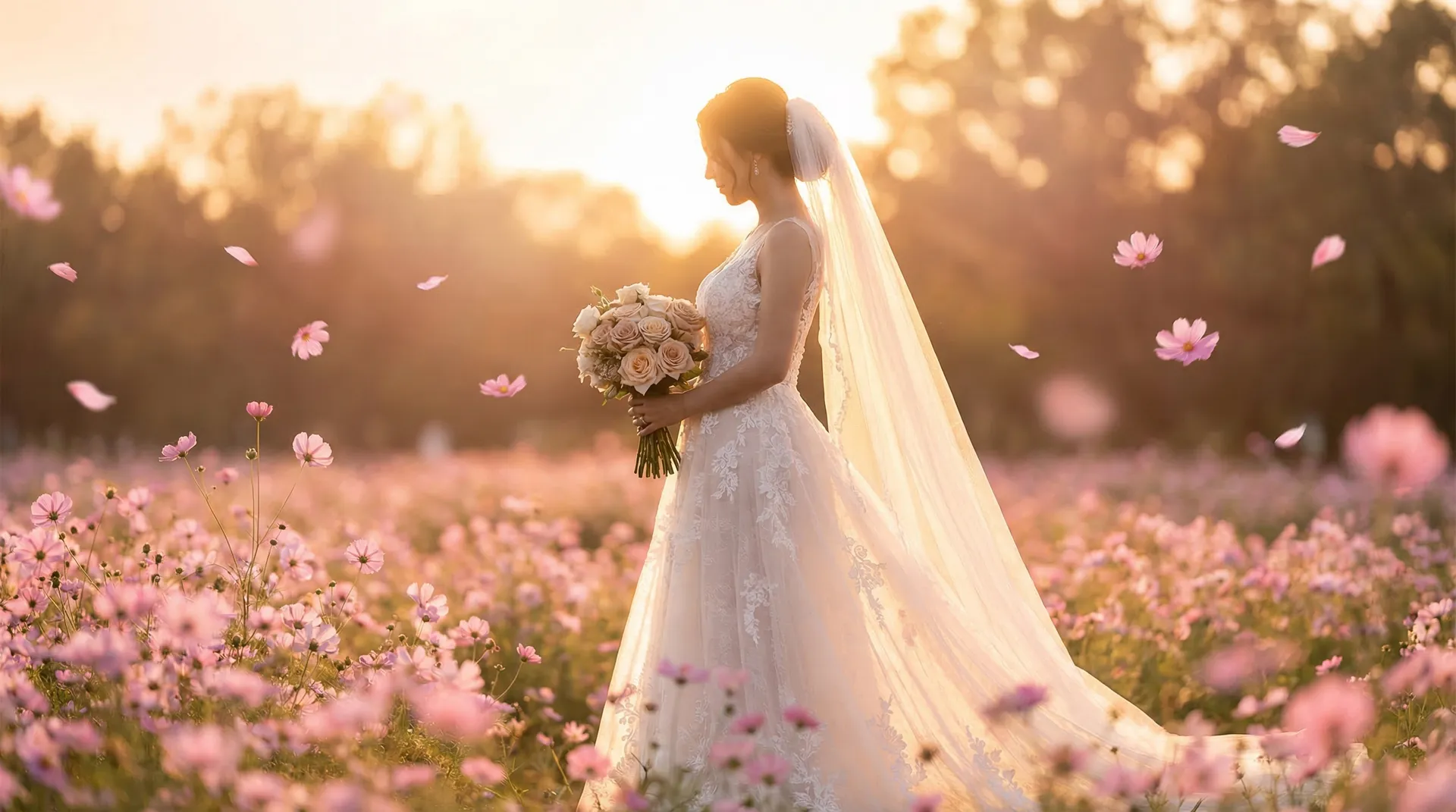 性感美女传媒av - 浪漫婚纱摄影场景